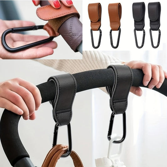 2er Set Taschenhalter für den Kinderwagen