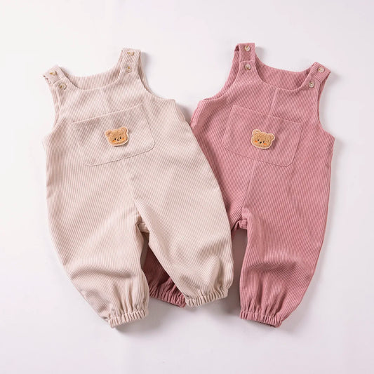 Latzhose Cord mit Teddy